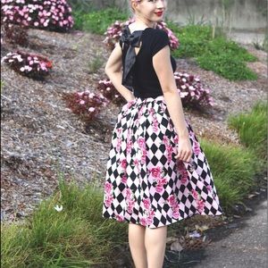 Hell bunny harlequin skirt